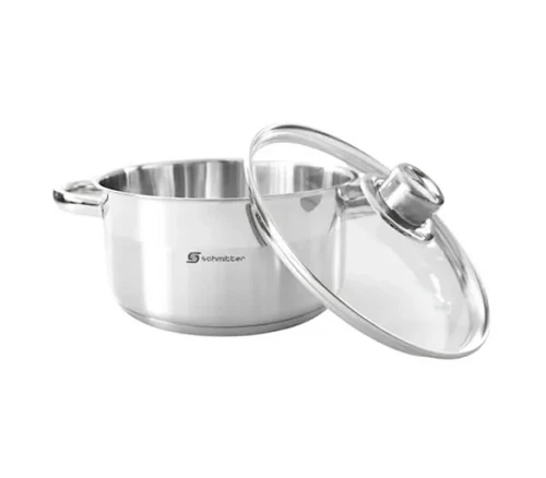 Cratita inox cu capac Schmitter 20CM 3L 302.20 IN
